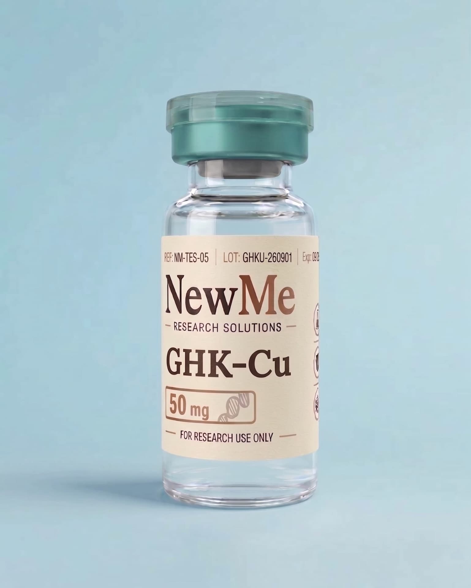 NewMe GHK-Cu research vial